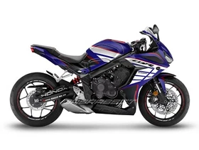 NEW Graphic kit for Honda CBR 650 R Full Decal Sticker Kit (HO-BL)