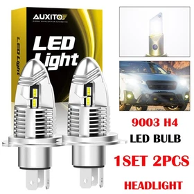 2-20 AUXITO H4 9003 LED Headlight Conversion Kit Bulb Hi Lo Beam 6000K Q10 White