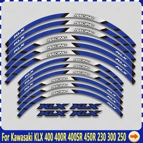 21"+18" Hub Decal Rim Decoration Reflective For Kawasaki KLX 400 230 300 250