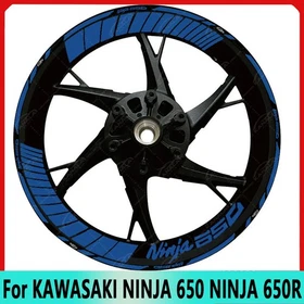 17" For KAWASAKI NINJA 650 NINJA 650R Wheel rims waterproof reflection decal New