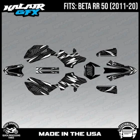 Graphics Kit for Beta RR50 (2011-2020) Twitch Series - WHITE
