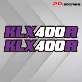For Kawasaki KLX400R Motorcycle Swing Arm Decal Sticker Graphics Kit 2pcs