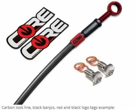 YAMAHA FZ-07 / MT-07 2014-2017 FRONT BRAKE LINE KIT ( 2 LINES) COREMOTO
