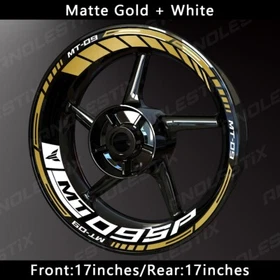 Reflective Motorcycle Wheel Sticker Rim Tape Decals Fits For YAMAHA MT09SP