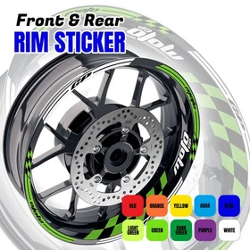 For Yamaha MT10 18-24 23 22 21 20 GP02 Rim Wheel Stickers Decal 17 inch Purple