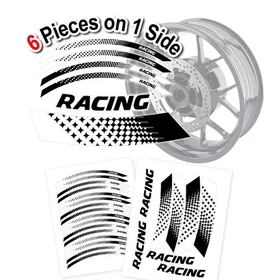 Red 17 inch GP07 Wheel Sticker For Kawasaki Ninja ZX-10R Z1000SX