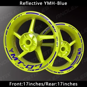 Reflective Motorcycle Wheel Sticker Rim Tape Decals Fits For YAMAHA MT07