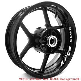 Wheel Rim Decal Letters Strips Stickers For Kawasaki NINJA 650R 2006-2018