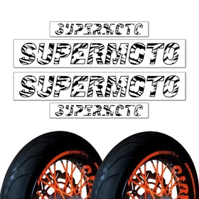 Supermoto 17" Inner Rim Decals Sticker W03 For Kawasaki KX 450F KXF 450 KX500