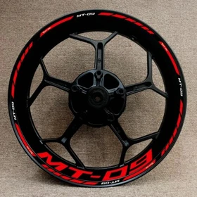 For YAMAHA MT09 MT-09 17 inch Wheel Hub Rim Decorative Decal Reflective Sticker