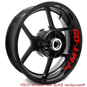 Aqua 17 inch Inner Rim Wheel Stickers For Yamaha MT09 18-21 20 19