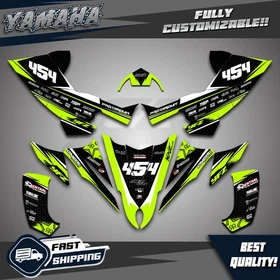 Yamaha YFZ 450R graphics kit 2014-2026 decals custom ATV wraps racing stickers t