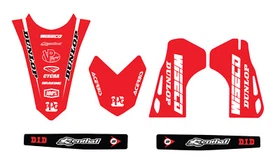 2002-2023 Honda CR125/250 CRF250 CRF450 Swing Arm, Fork Guard & Fender Graphics