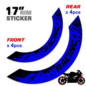 For Yamaha FZ10 MT-10 18-24 23 22 21 Wheel Inner Rim Stickers 17 inch S08B Green