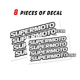 3D Supermoto Bike Stylish Rim Sticker Tape Decal Strip For HONDA XR 650L