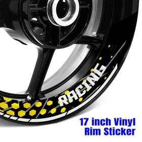 17'' Rim Wheel Sticker Decal For Suzuki SFV650 GSF1250 S GSX1250 FA SE