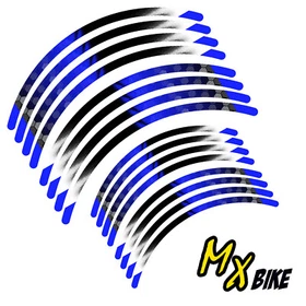 Yellow B01B 21 18 inch Rim Wheel Stickers For Suzuki DR 200S 2015-2020 18 19 20
