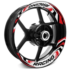 Red Inner Decal Wheel Rim Stickers S12W For Yamaha MT09 18 19 20 21
