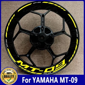 For YAMAHA MT-09 MT09 Motorcycle Hub Stickers Reflective Rim Decal Decorative