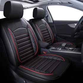 For Honda Pilot 07-21 Car Seat Cover PU Leather 5 Seat Front Rear Row Cushion