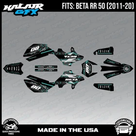Graphics Kit for Beta RR50 (2011-2020) Velocity Series - TEAL