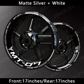 Reflective Motorcycle Wheel Sticker Rim Tape Decals Fits For YAMAHA MT07