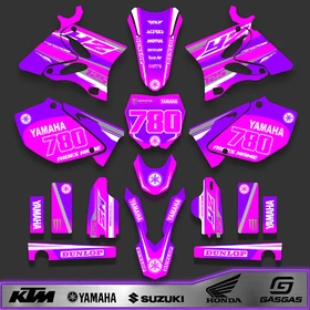 Graphics Kit Yamaha YZ250 YZ125 (2002-2014) YZ 250 YZ  125