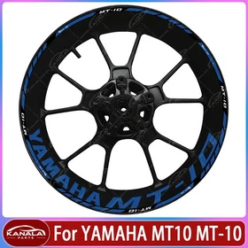 For YAMAHA MT10 MT-10 17inch Motorcycle Wheel Rim Reflective Decal Sticker New