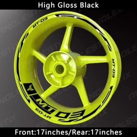 Reflective Motorcycle Wheel Sticker Rim Tape Decals Fits For YAMAHA MT03