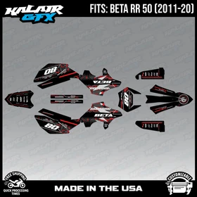 Graphics Kit for Beta RR50 (2011-2020) Velocity Series - RED