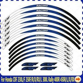 21"18" Wheel Hub Decal Rim Decoration For Honda CRF 230L 250R/RX 300L Rally 450R