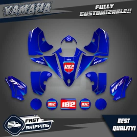Yamaha YFZ 450R 450X Graphics kit 2014 2016 2018 to 2025 decals stickers ATV UTV