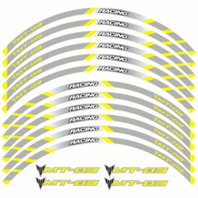 FOR YAMAHA MT-03 MOTORCYCLE RIM "17 STRIPES WHEEL DECALS TAPE STICKERS