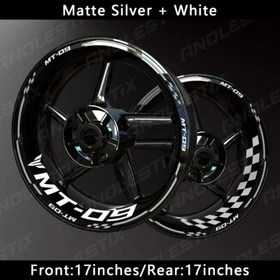 Reflective Motorcycle Wheel Sticker Rim Tape Decals Fits For YAMAHA MT09