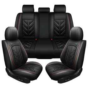 Leather Car Seat Cover For Honda CRV CR-V SUV Front Rear Seat Protector