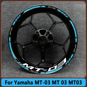 For Yamaha MT-03 MT 03 MT03 Decal Wheel Hub Waterproof Reflective Stickers