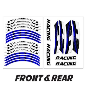 ZZDX 17'' Rim Wheel Stickers Decal Graphic Kit For Yamaha FZ07 MT-07 18-21 20 19