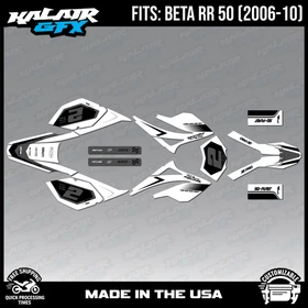 Graphics Kit for Beta RR50 (2006-2010) Flight Series - WHITE