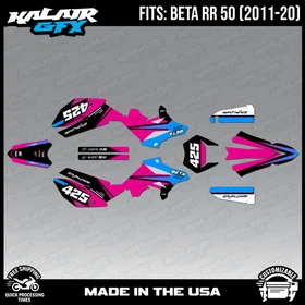 Graphics Kit for Beta RR50 (2011-2020) Screech Series - MAGENTA
