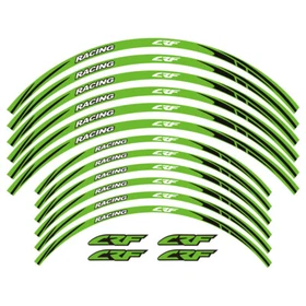 Reflective Outer Tire Rim Stickers Wheels Decal Tape For HONDA CRF 450L/R/RL/X