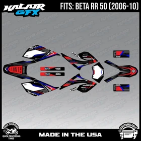 Graphics Kit for Beta RR50 (2006-2010) Rugged Series - BLUE