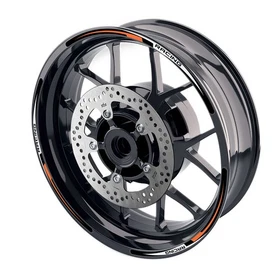 Red RUSH2 Wheel Sticker 17 inch Rim For Honda CBR1000RR-R Fireblade SP 20 21