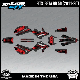 Graphics Kit for Beta RR50 (2011-2020) Warrior Series - RED-SHIFT
