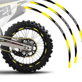 Green Dirt Bike MX Wheel Rim Sticker R01B For Suzuki DR-Z 400S 25 24 23 22 21 20