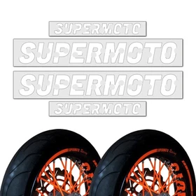 Supermoto 17" Inner Rim Decals Sticker Y01 For Honda XR 250SM 03 04 05 XR250 SM