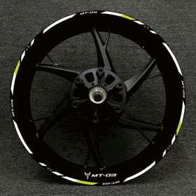 For Yamaha MT-03 MT 03 MT03 Decal Wheel Hub Waterproof Reflective Stickers