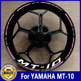 For YAMAHA MT-10 MT10 Motorcycle Hub Stickers Reflective Rim Decal Decorative