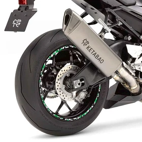 For Yamaha FZ10 MT-10 18-24 23 22 21 Wheel Edge Rim Stickers 17 inch F01B White