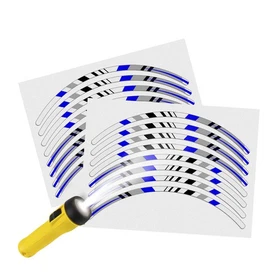 Retroreflective Blue Color Rim Sticker SH20 For Suzuki Katana GSX 750F 1989-2006