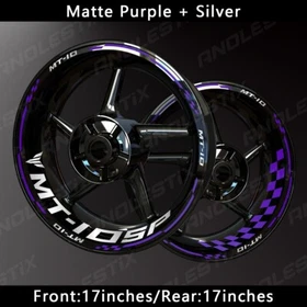 Reflective Motorcycle Wheel Sticker Rim Tape Decals Fits For YAMAHA MT10SP